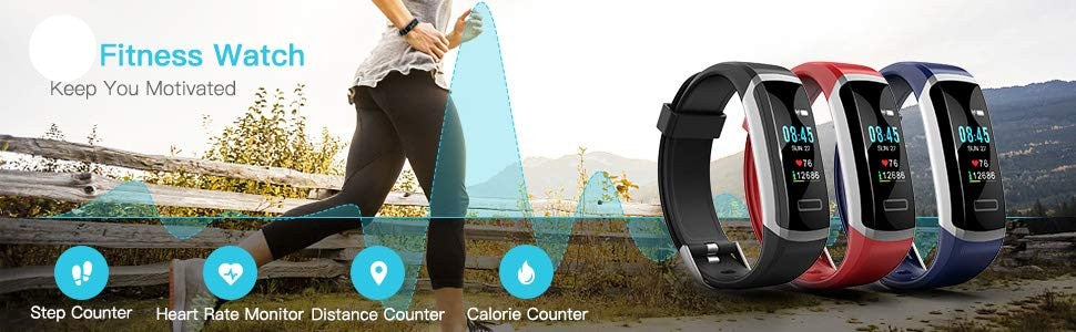 World sports watch for measuring heart rate, calories, running distance and much more - royalsportstore